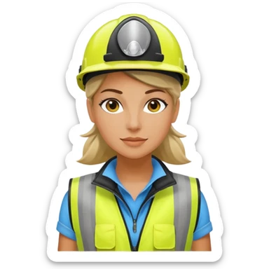 Urban Bike Courier woman  sticker