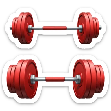 Barbell sticker