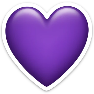 Purple heart sticker