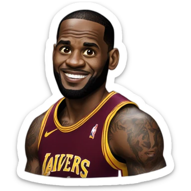 Lebron sticker