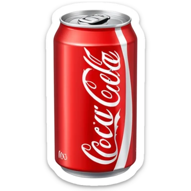 coca cola can sticker