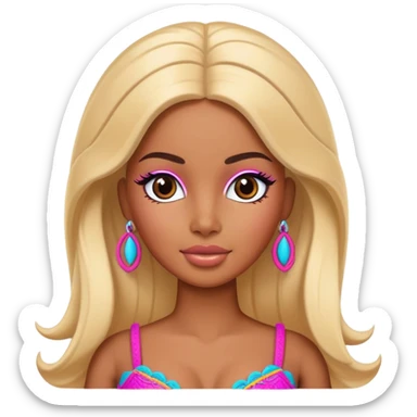 Barbie peruana  sticker