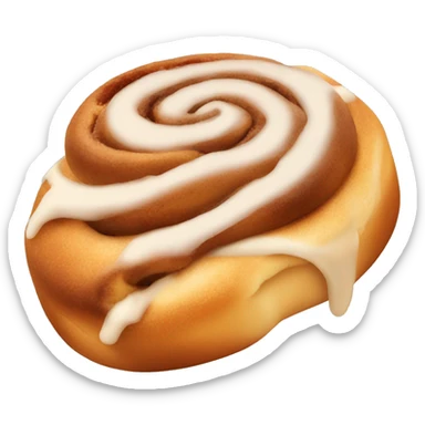 Cinnamon bun sticker