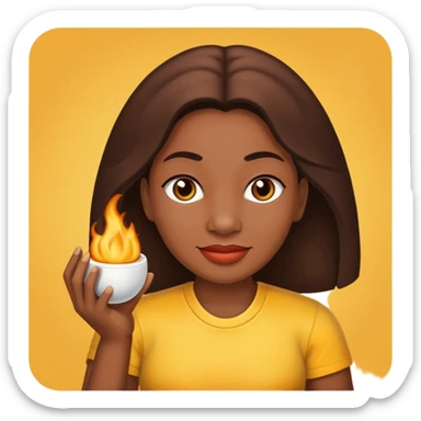 Agora faça um de um personagem um pouco bravo  sticker