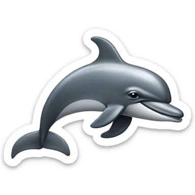 Dolphin with Las Vegas Raiders cap  sticker