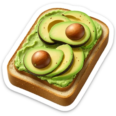 avocado toast no pt  sticker