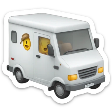 Krankenwagen mit Namen "Chrissi" sticker