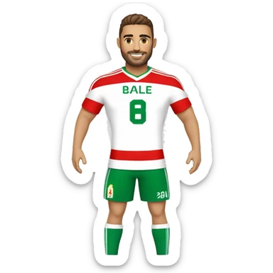 Gareth Bâle avec le maillot de l’Algérie  sticker