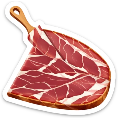 Iberian ham, Spanish jamón ibérico sticker