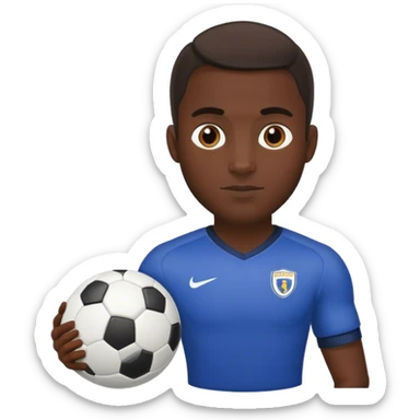 Footballer with Ball  sticker