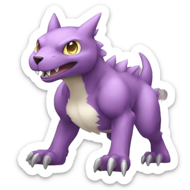Kawaii cool Digimon-Fakemon-animal full body sticker