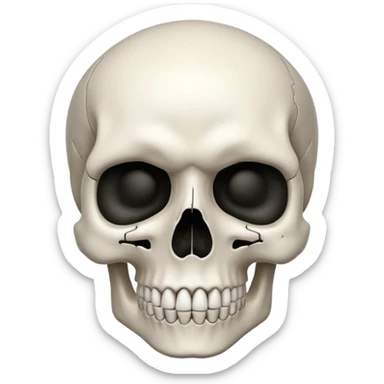 Tête de mort sticker