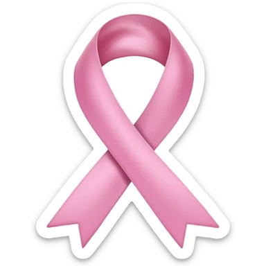 Pink ribbon sticker