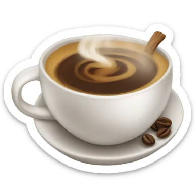 Tasa de café sticker
