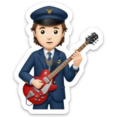 Angus Young, guitarrista de AC/DC sticker