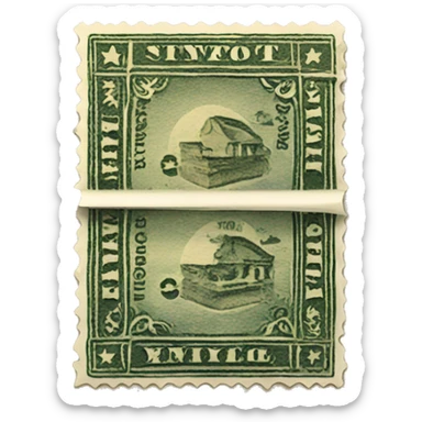 A singular Stamp is a small piece of paper or adhesive material used as evidence of payment for postage, often decorative sticker