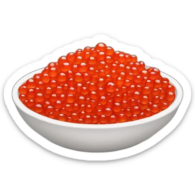 Red caviar  sticker