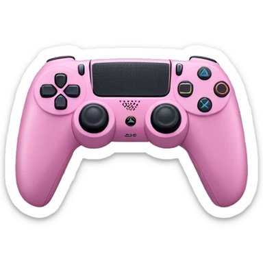 PlayStation 5 controller pink sticker