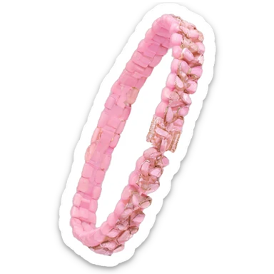 Pink bracelet  sticker
