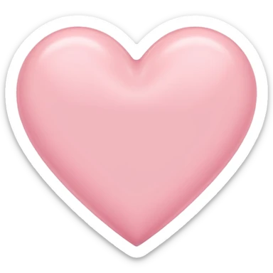 Pastel Pink Heart sticker