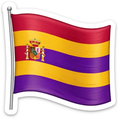 Republica Española Bandera sticker