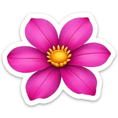 beautiful flower sticker
