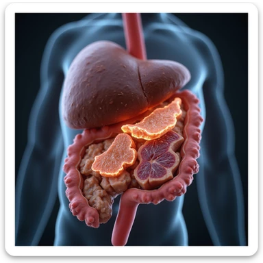 hyperrealistic anatomical 4K illustration of fatty acid transport in the human body, focusing on mitochondria, carnitine, and molecular details sticker