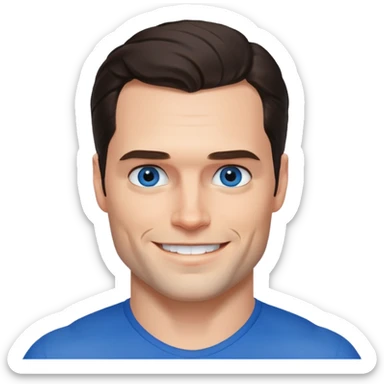 Henry Cavill with blue eyes sticker