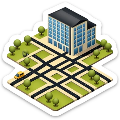 plan dessiné architecte sticker