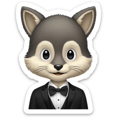 Hazbin hotel dizisindeki Husk sticker