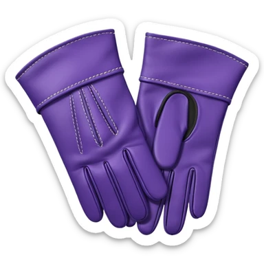 colored gloves sticker