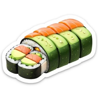 Caterpillar Roll Sushi sticker