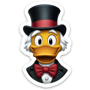 Scrooge mcduck sticker