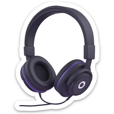 over-ear headphones sticker