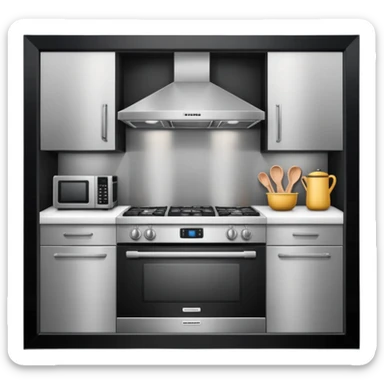 Wipe down kitchen sticker