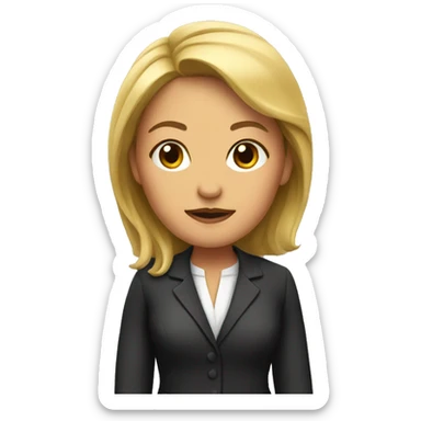  female lawyer sticker