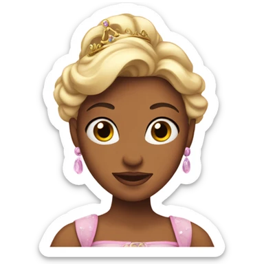 princess Disney with a pink iphone sticker