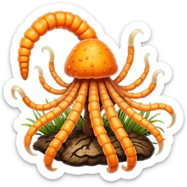 Cordyceps mushrooms sticker