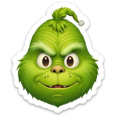 Grinch sticker