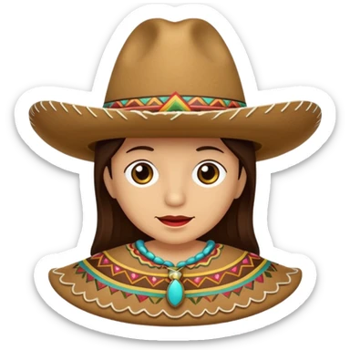 Sombrero de ranchero sticker