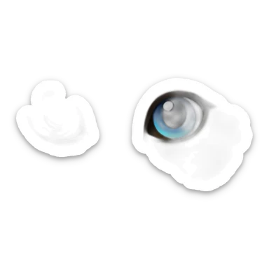 Himalayan Cat blue eyes sticker