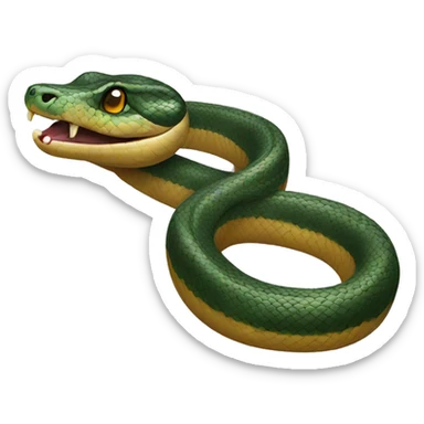 Anaconda snake sticker