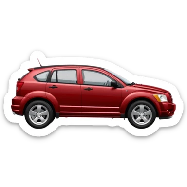2007 Dodge Caliber Red sticker