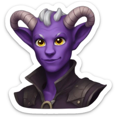 tiefling sticker