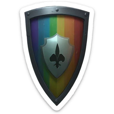 Rainbow six siege clash shield sticker