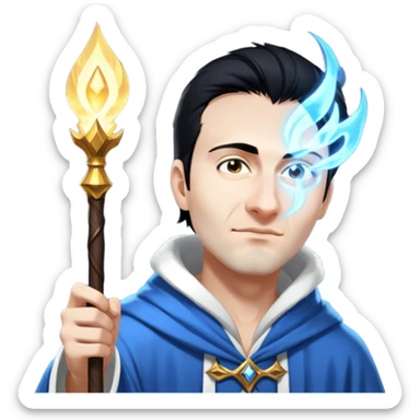 Frostborne Magician sticker