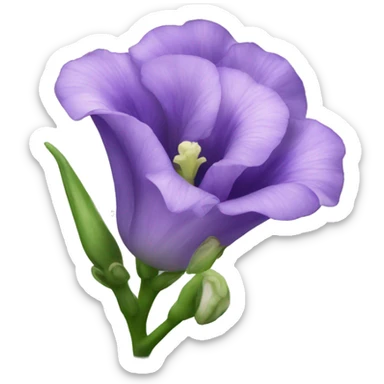 Lisianthus flower sticker