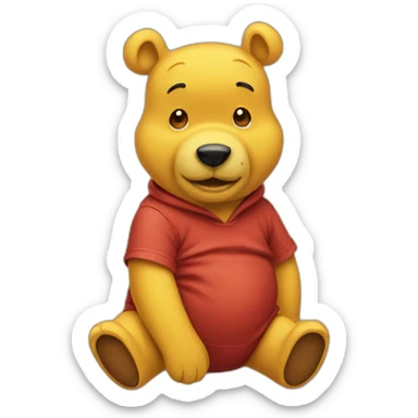 pooh sticker
