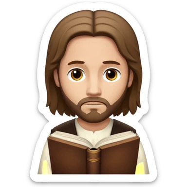 Jesus frowning at a Book of Mormon sticker