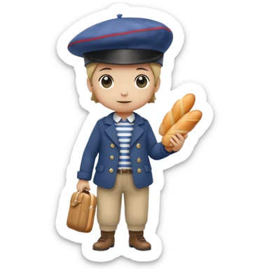 A Pokémon based on the theme of France  sticker